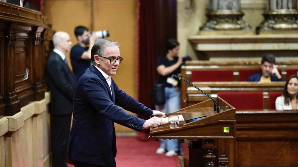Josep Maria Jové, presidente del grupo parlamentario de ERC, en el Debate de Política General del Parlament