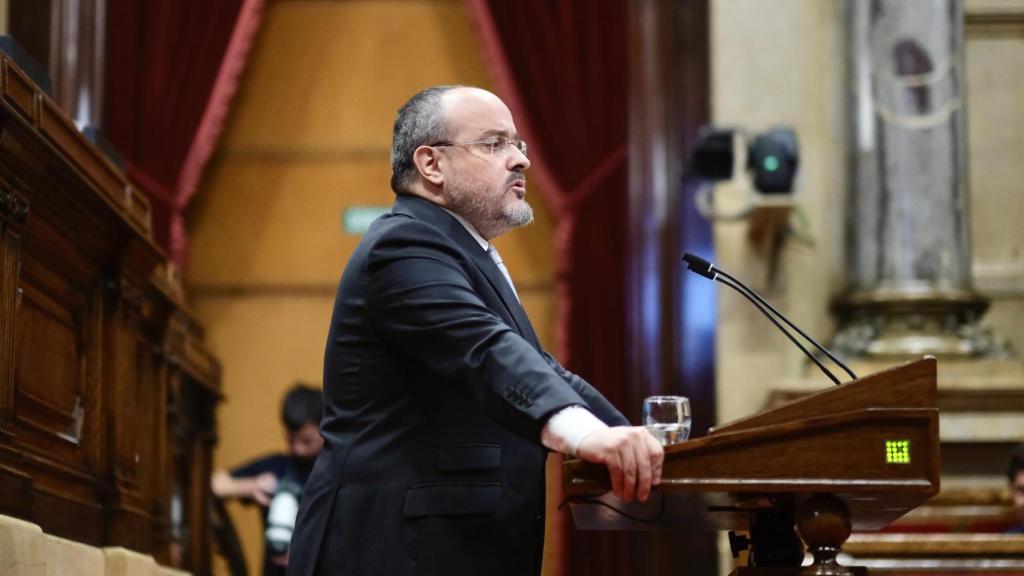 Alejandro Fernández, líder del PP en el Parlament de Cataluña