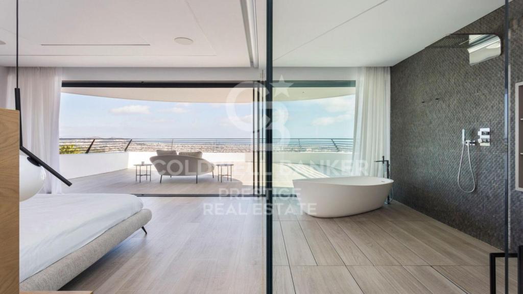 Interior de una de las habitaciones de la casa de Jordi Alba en Barcelona