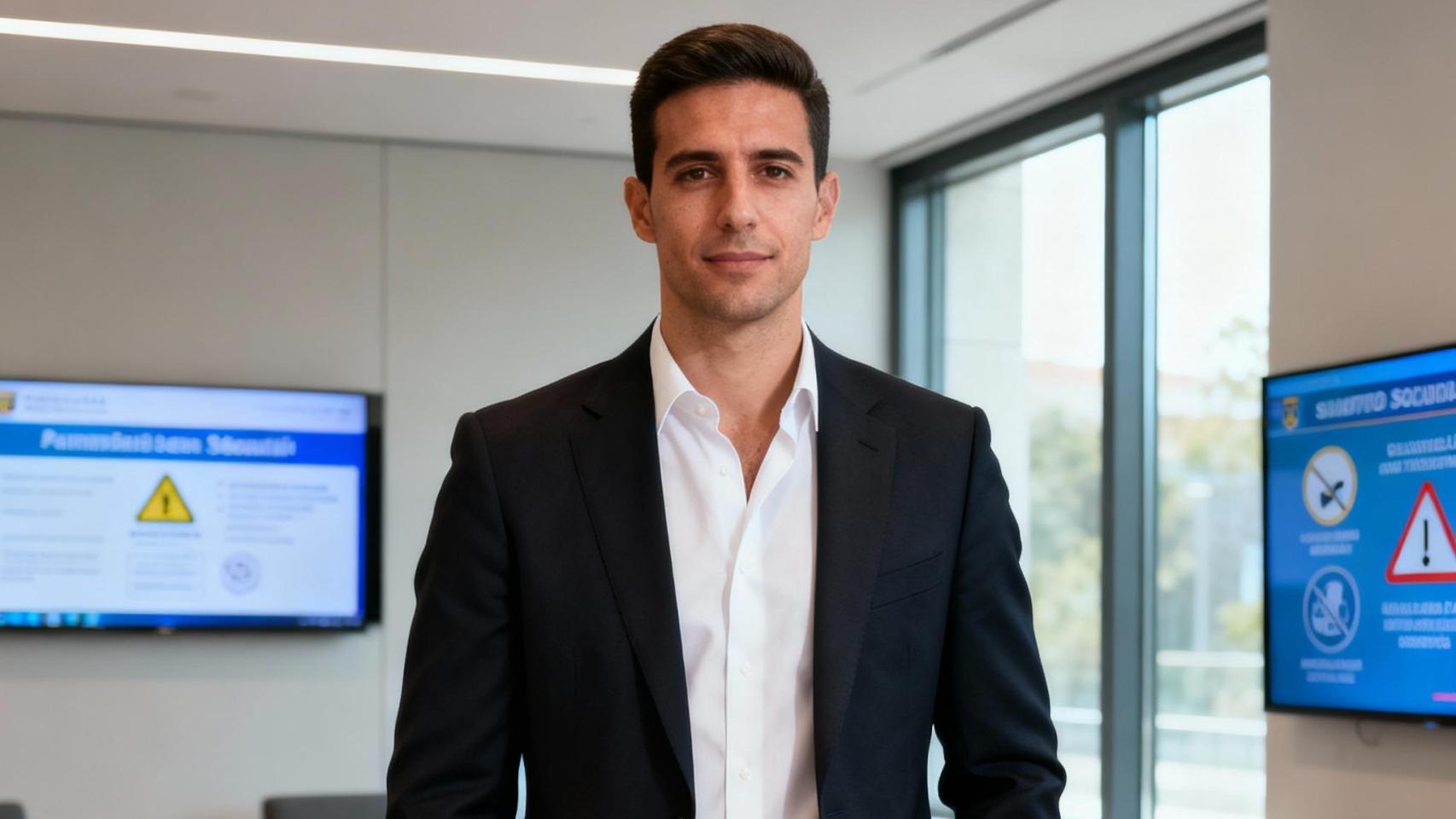 Un inspector de trabajo y seguridad social / Generado con IA