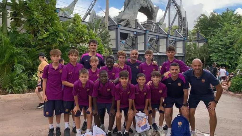 El equipo sub-13 del FC Barcelona en el Torneo Internacional de Orlando 2025
