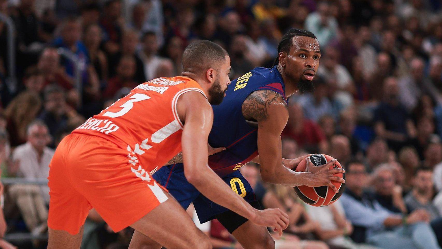 Kevin Punter en el Barça de basket-Valencia de la Euroliga 2025-26