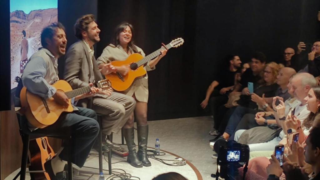 David Lemaitre, Álvaro Soler y Ornella Luz en el 'showcase' del nuevo disco