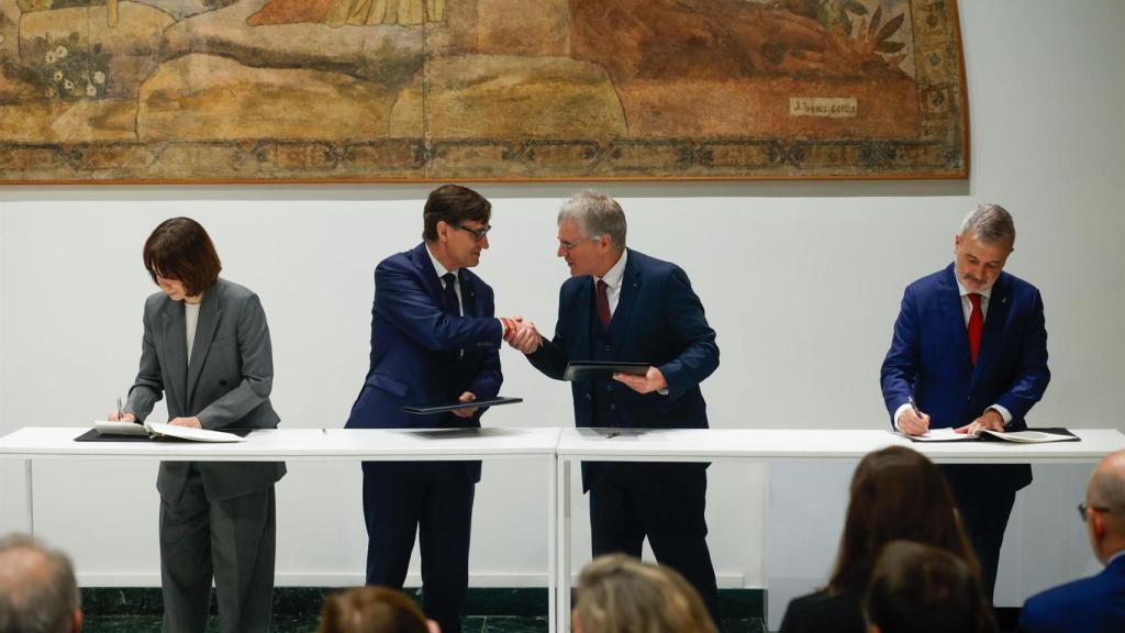 La firma del acuerdo de la Fraunhofer Gesellchaft en Barcelona