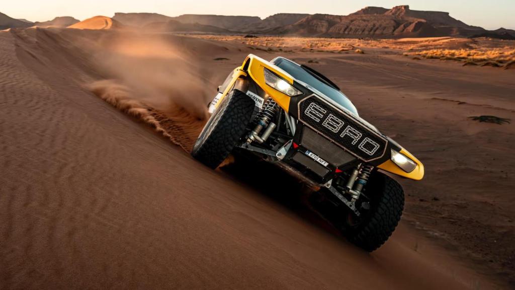 El cotxe d'Ebro que competirà al Ral·li de Marroc