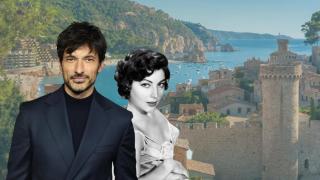 Fotomontaje de Andrés Velencoso y Ava Gardner sobre Tossa de Mar