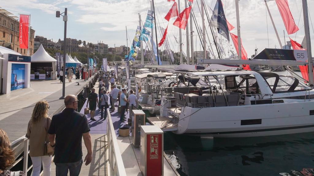 Exposició de vaixells al Saló Nàutic de Barcelona 2025