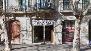 Tienda de alfombras Lledó Mas en la plaza Urquinaona