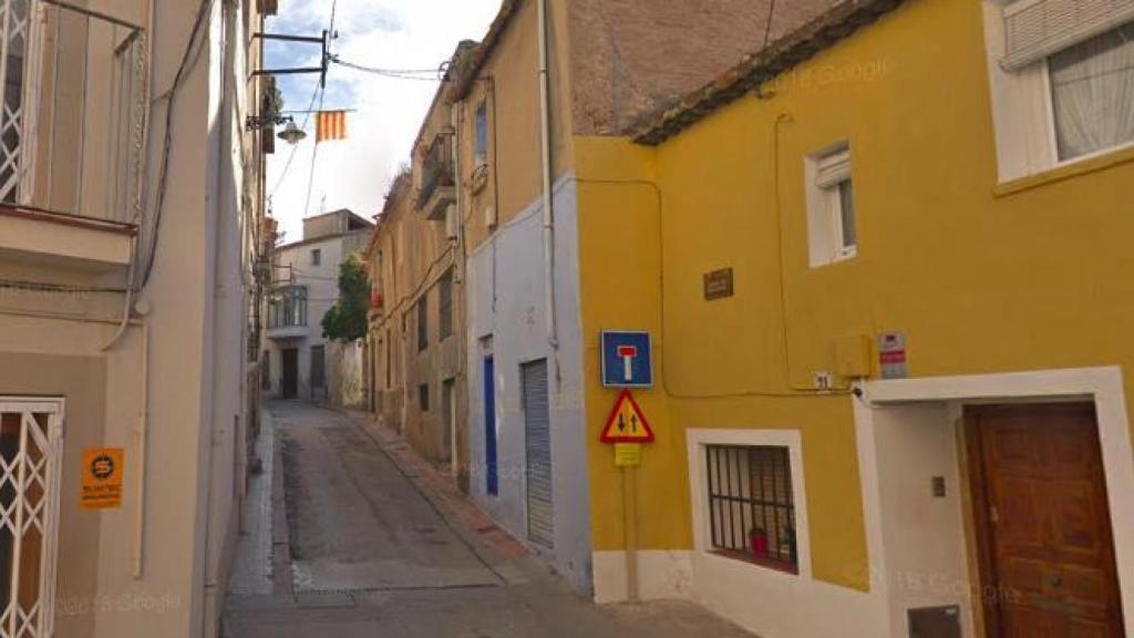 La calle de Barcelona en Badalona