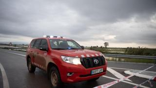 Una unidad de los Bombers de la Generalitat que ha participado en la asistencia a las cientos de personas afectadas por la DANA 'Alice' en Tarragona
