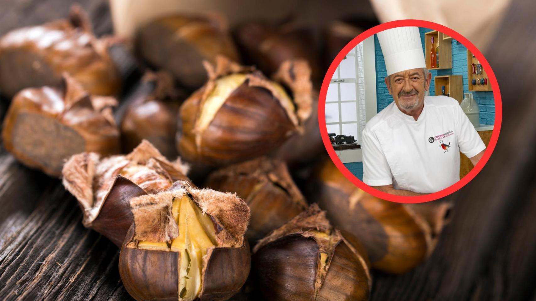 Karlos Arguiñano y castañas asadas