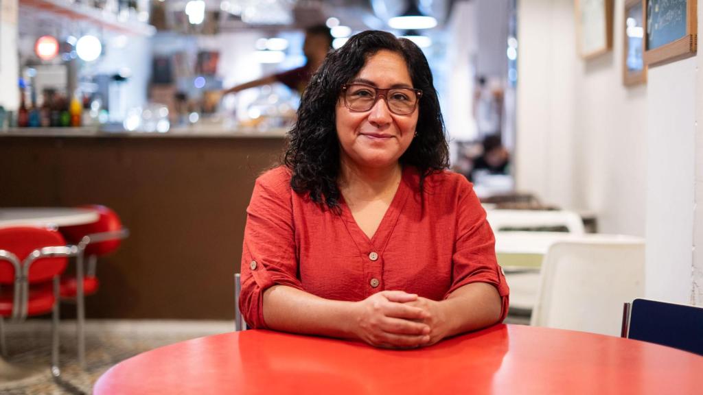 Cecilia exalumna y ahora trabajadora de Mescladis