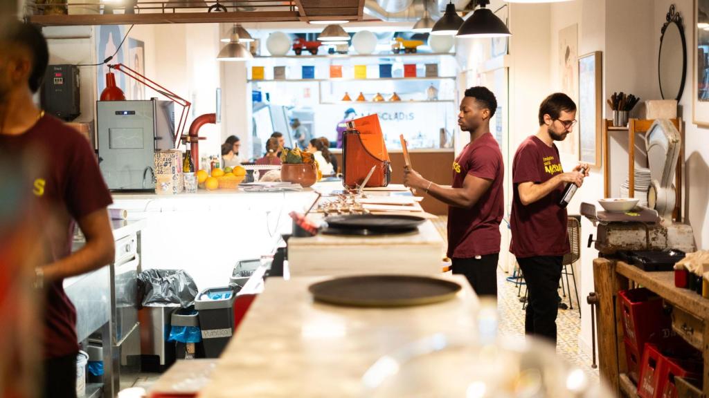 Restaurant de Mescladís al carrer Comte Borrell