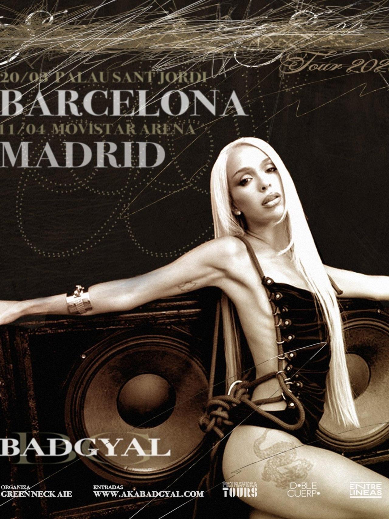 Cartell dels concerts de Bad Gyal