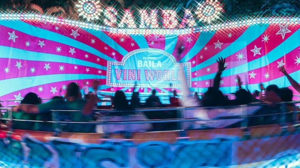 Una atracción en la fiesta temática de cumpleaños celebrada por Vinicius Jr