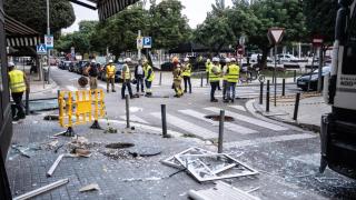 Un restaurante de L'Hospitalet tras una explosión provocada por la fuga de gas