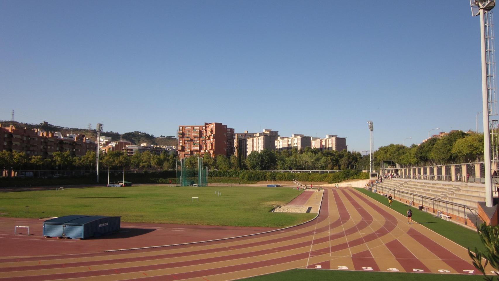 `Pista de atletismo de Can Dragó, en Barcelona, en una imagen de archivo