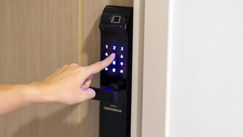 Cerradura con teclado numérico