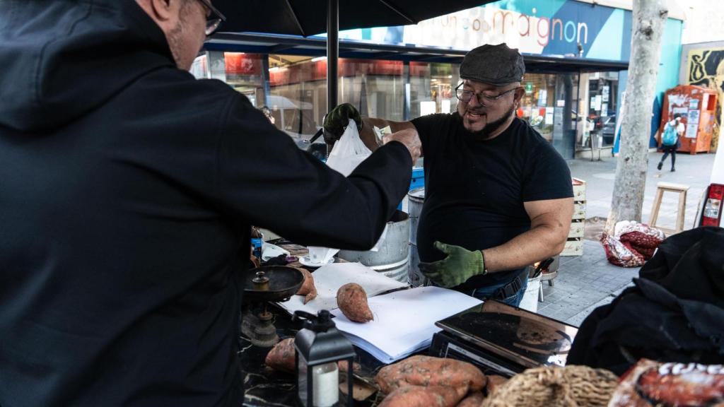 Benja, el 'castanyer' de Badalona