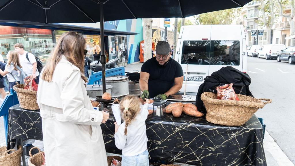 Benja, el 'castanyer' de Badalona