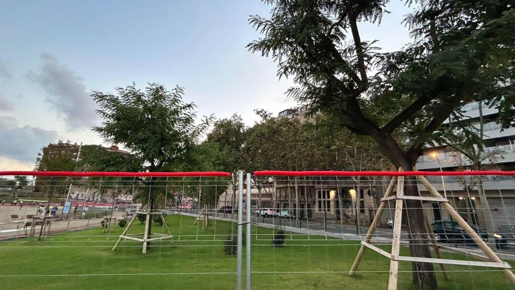 Les obres de la nova zona verda