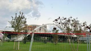 Las obras de la nueva zona verde