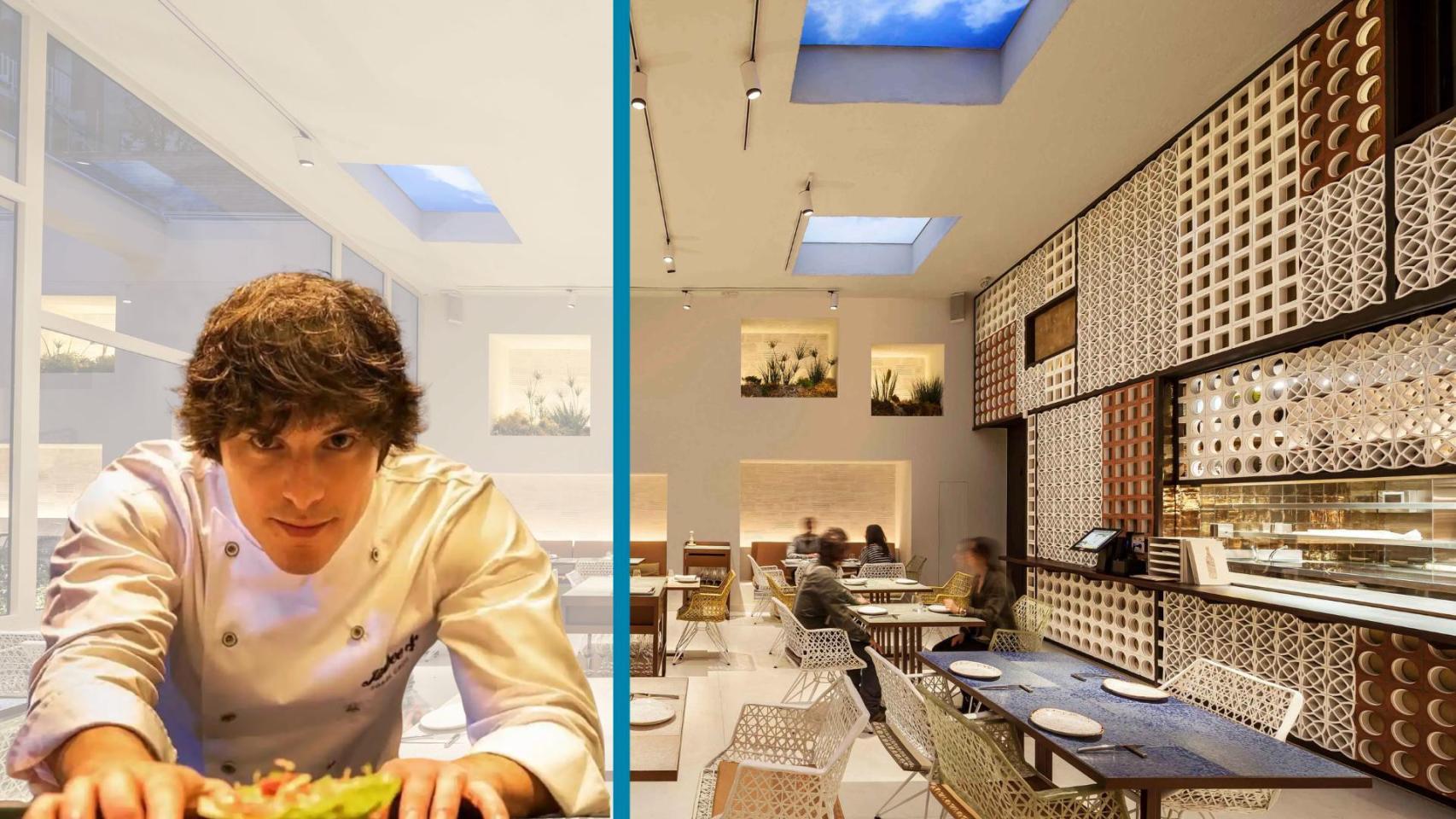 Un montaje de Jordi Cruz y el restaurante Disfrutar de Barcelona