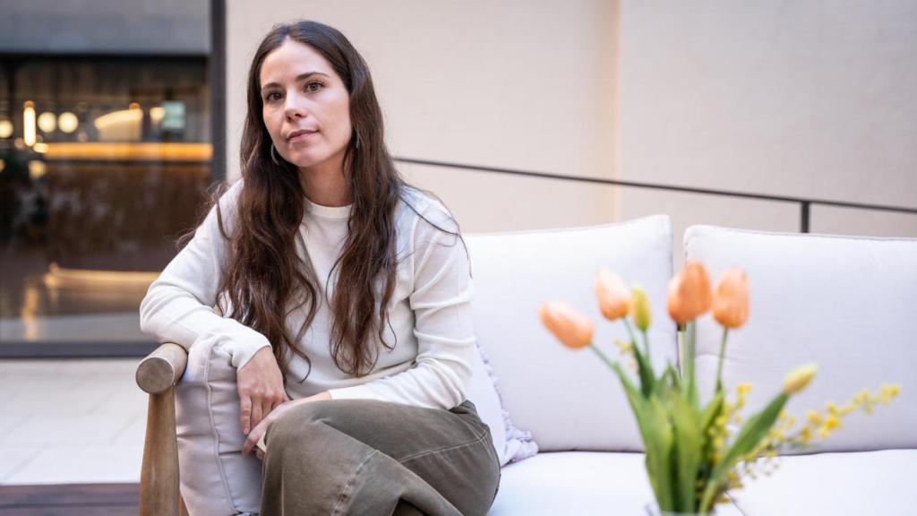 La artista Blanca Nieto en Juno House