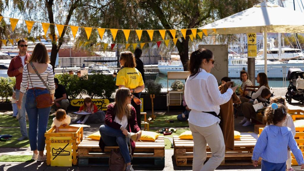 Zona infantil del festival ‘All Those Food Market’ en una edición anterior en Barcelona