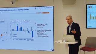 El jefe del Gabinete de Estudios Económicos de la Cámara de Barcelona, Joan Ramon Rovira