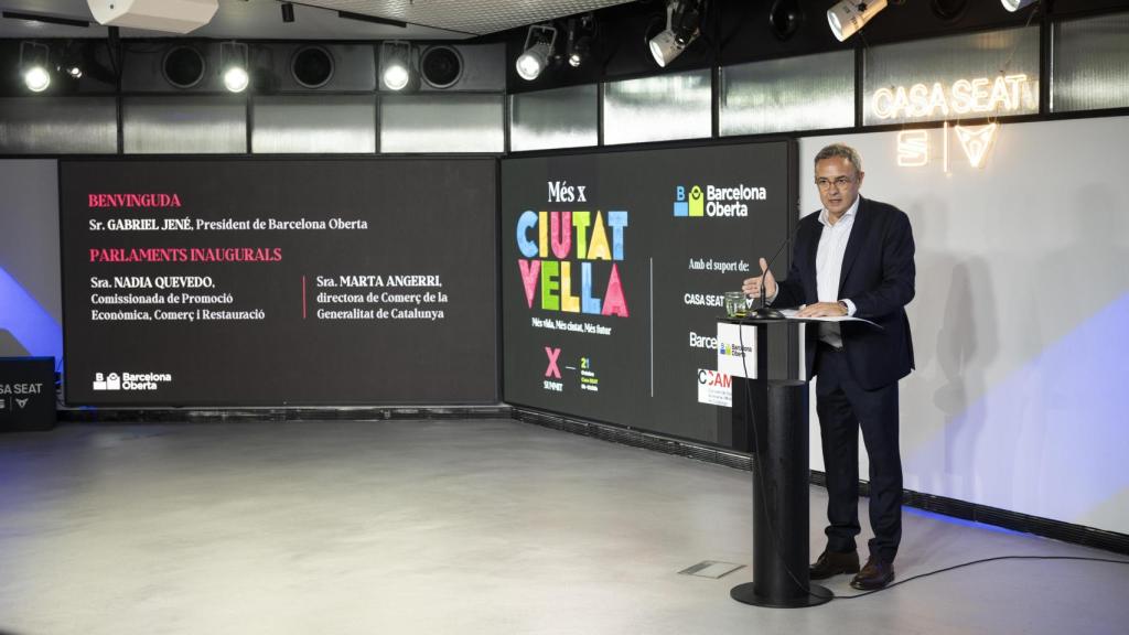 El president de Barcelona Oberta, Gabriel Jene, en el Summit 2025