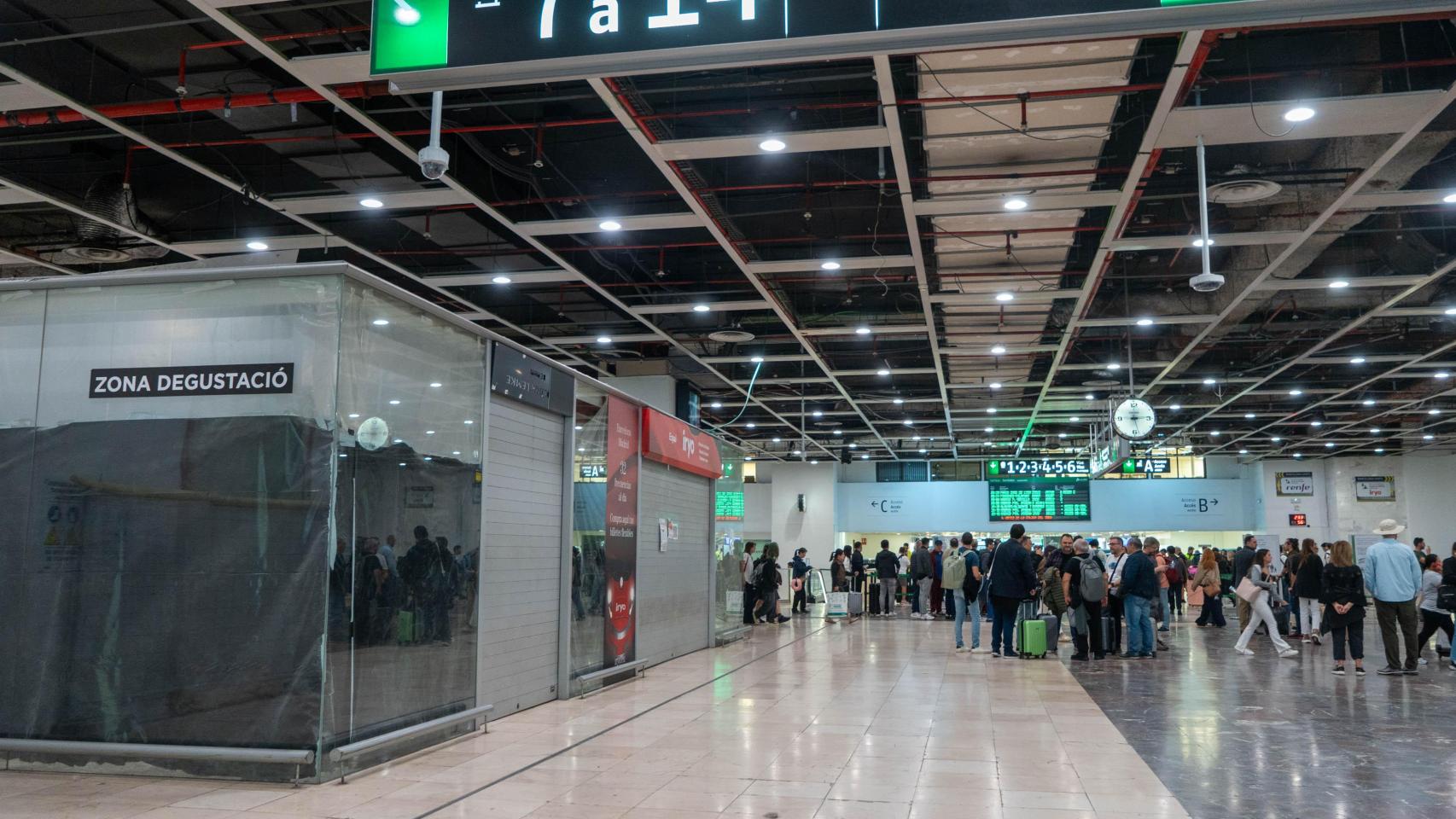 Sants Estació en una foto de archivo