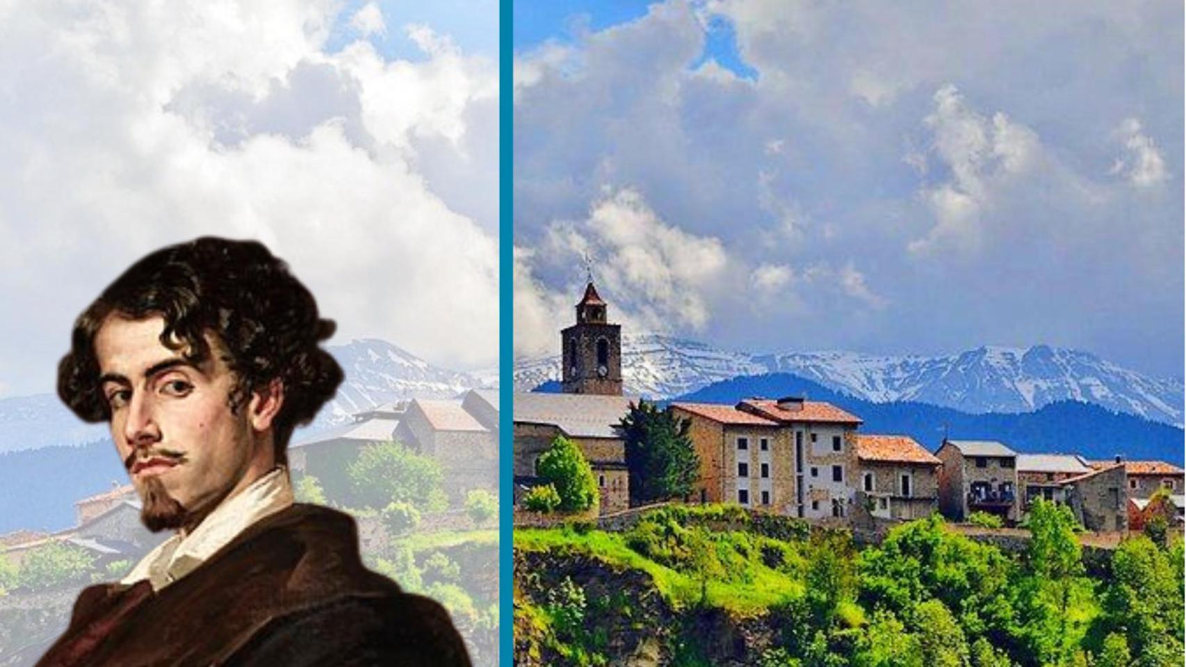 Fotomontaje de Gustavo Adolfo Bécquer