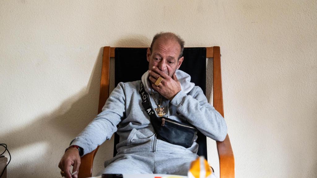 Tino, un dels okupes de la caserna de la Guàrdia Civil a Sabadell