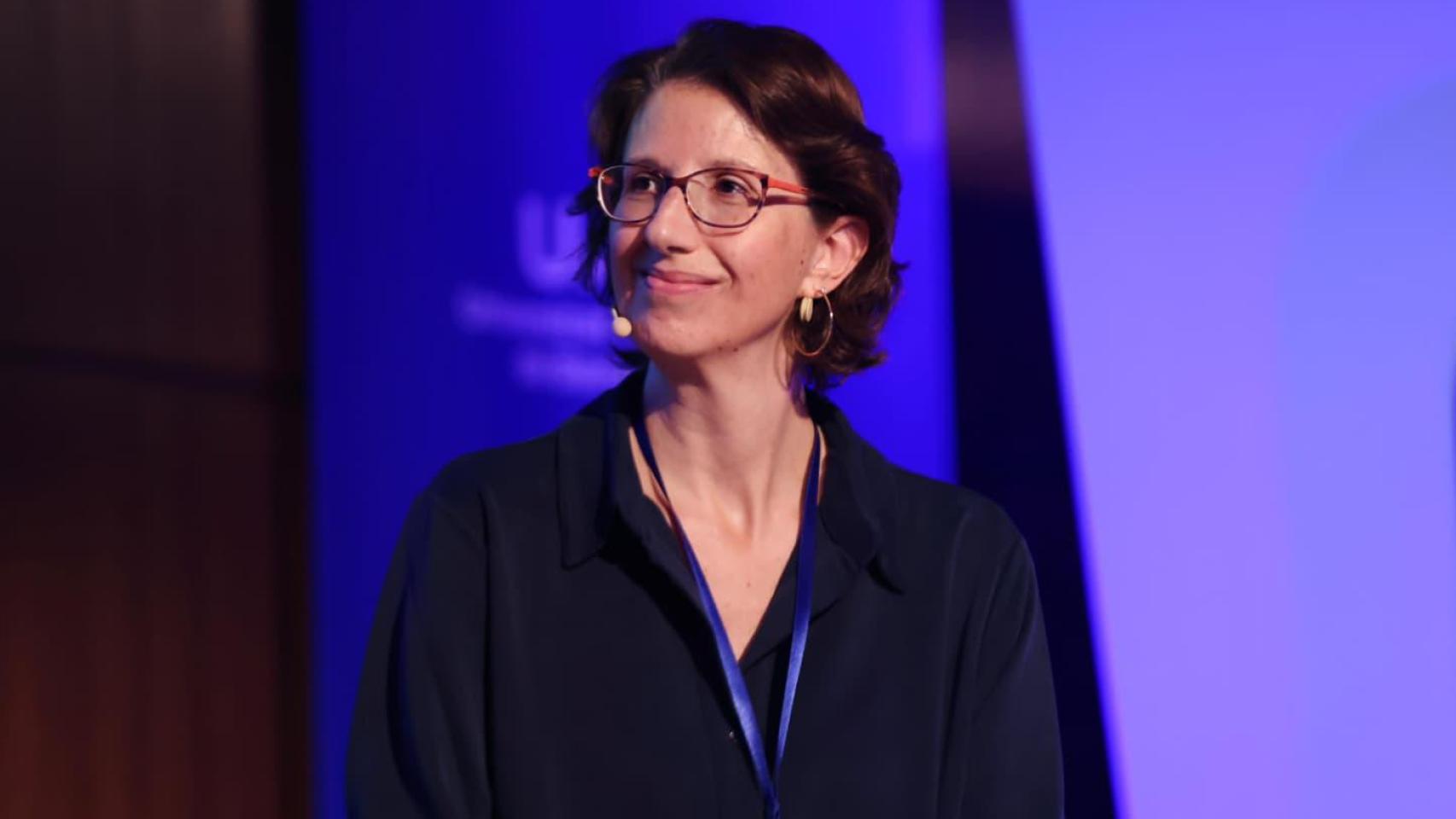 Anna Fàbregas, pediatra y coordinadora de la Unidad de Atención a las Violencias hacia la Infancia y la Adolescencia del Hospital Vall d'Hebron, en el International Congress on Health Communication