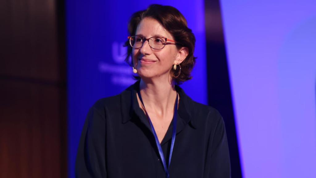 Anna Fàbregas, pediatra y coordinadora de la Unidad de Atención a las Violencias hacia la Infancia y la Adolescencia del Hospital Vall d'Hebron, en el International Congress on Health Communication