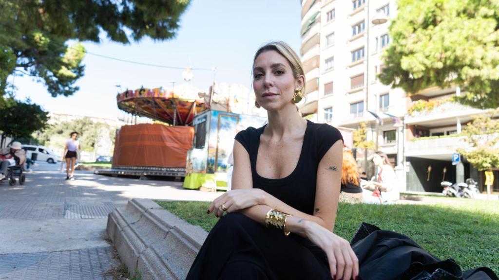Victoire Cogevina (Mercury 13) durante la entrevista con Metrópoli en Barcelona