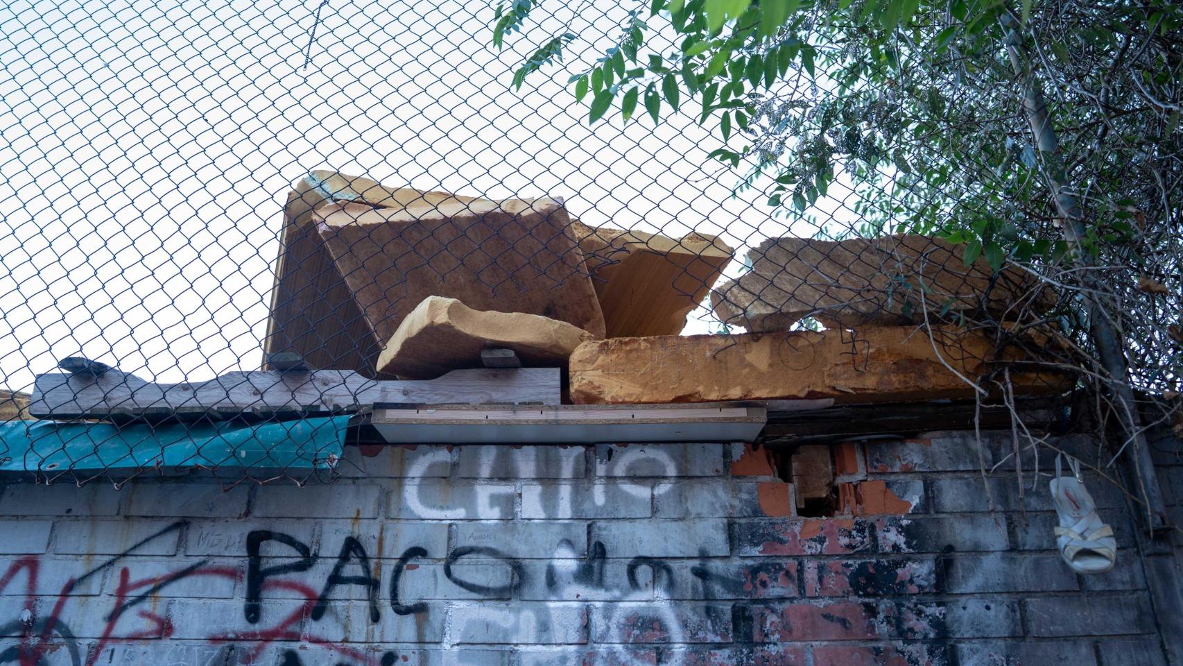 Exterior del edificio B9 okupado en Badalona
