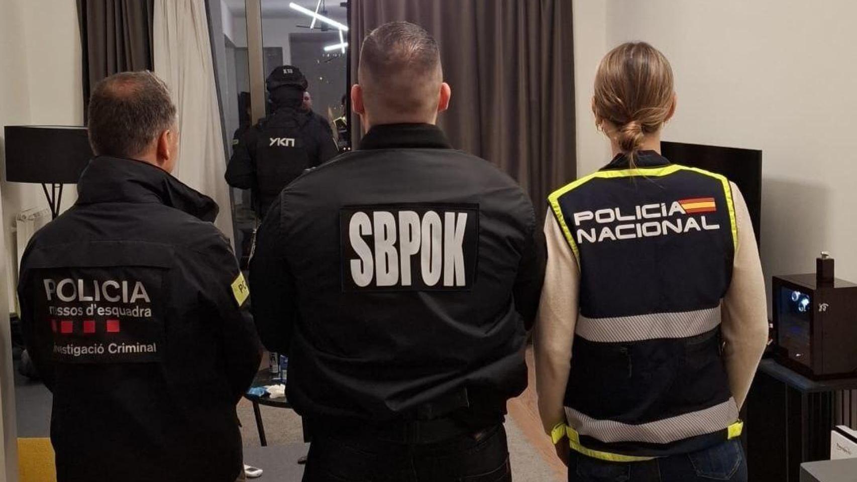 Un detenido en la operación conjunta entre CNP, mossos y Europol contra dos organizaciones criminales serbias