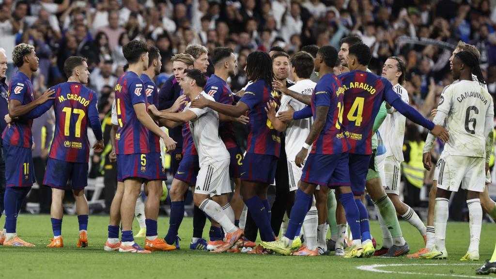 Tangana en el clásico Real Madrid-Barça