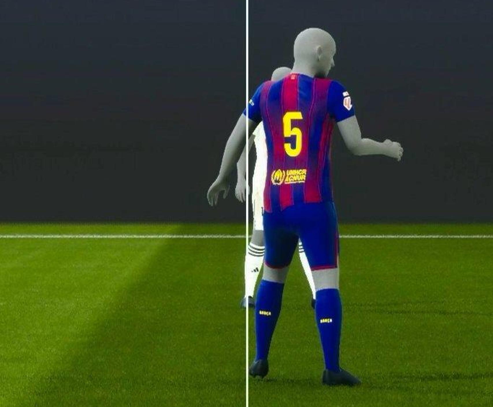 El fuera de juego en la jugada del gol anulado a Kylian Mbappé