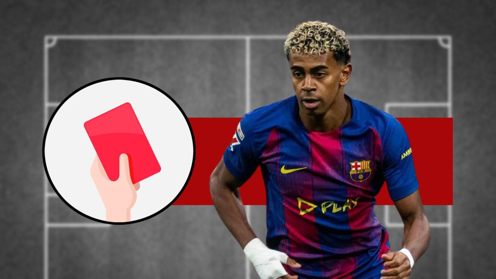 Tarjeta roja: Lamine Yamal