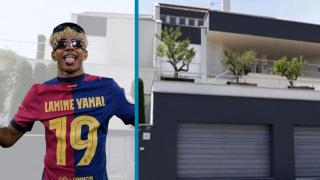 Fotomontaje de Lamine Yamal con la que fue mansión de Gerard Piqué y Shakira