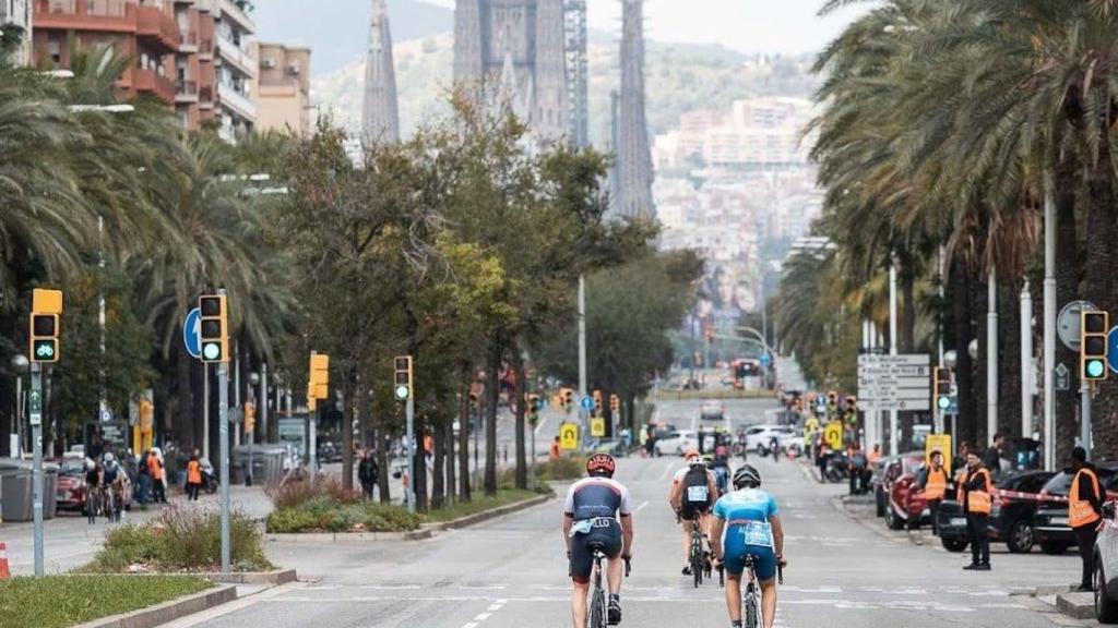 Atletas de la Triatlón de Barcelona