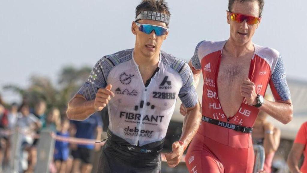 Atletas de la Triatlón de Barcelona