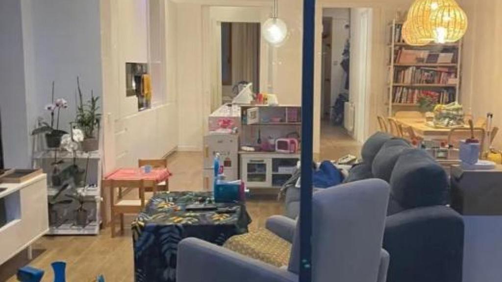 La sala de estar de la casa de Samanta Villar