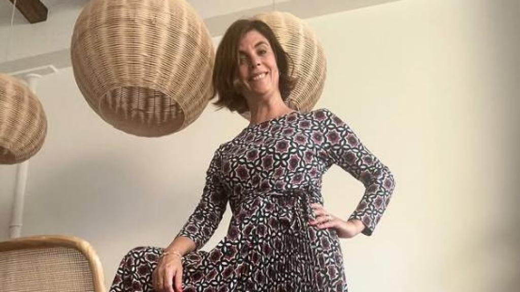 Samanta Villar, en su comedor