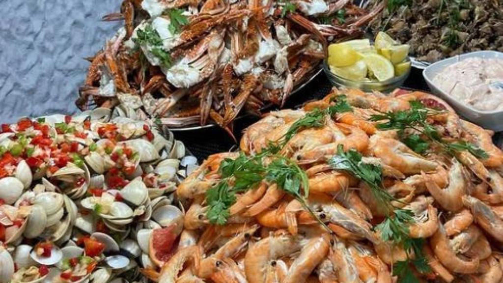 Plato del buffet de Can Prat