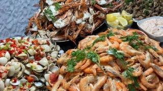 Plato del buffet de Can Prat