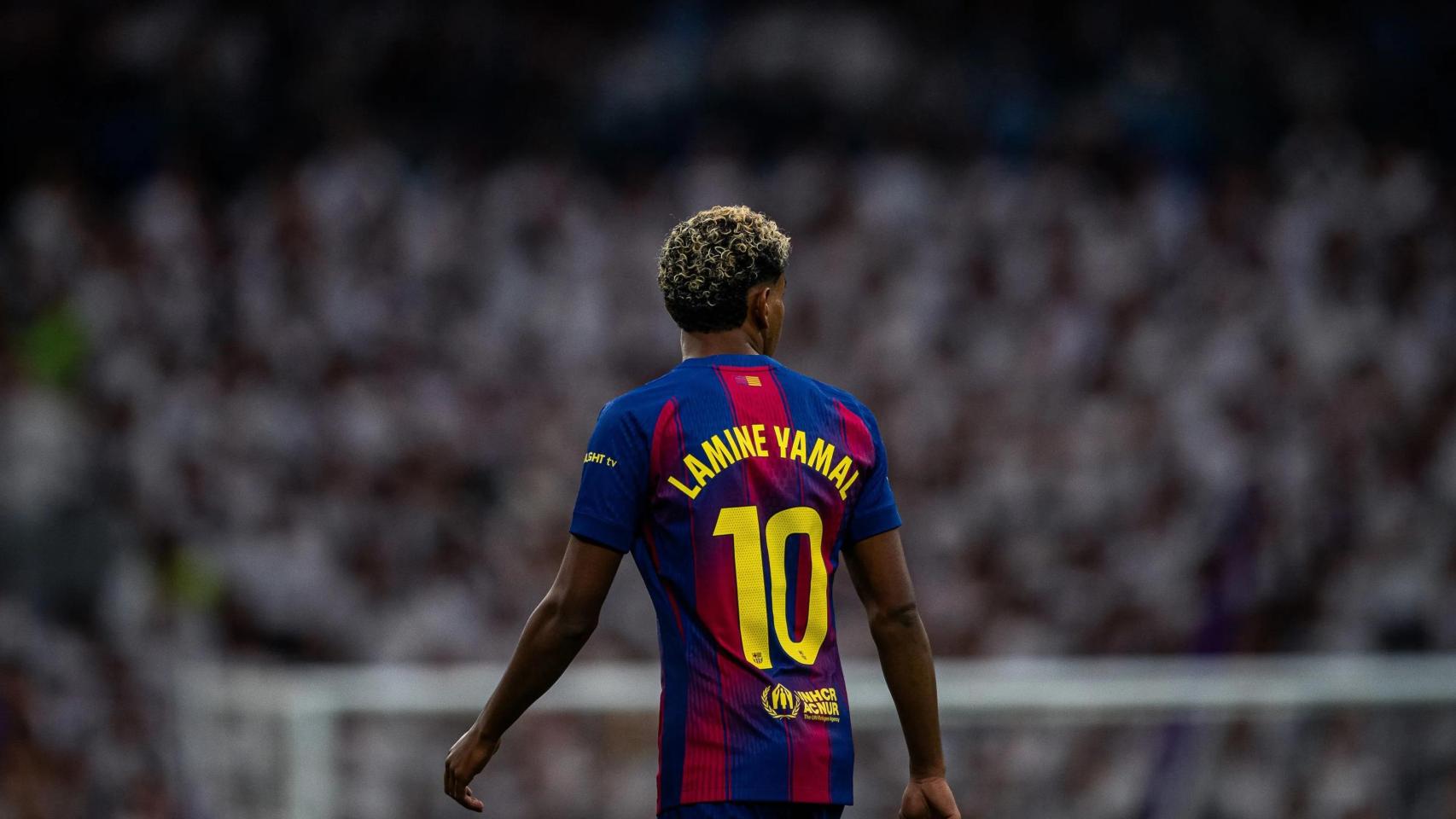 Lamine Yamal durante el Real Madrid-Barça del 26 de octubre